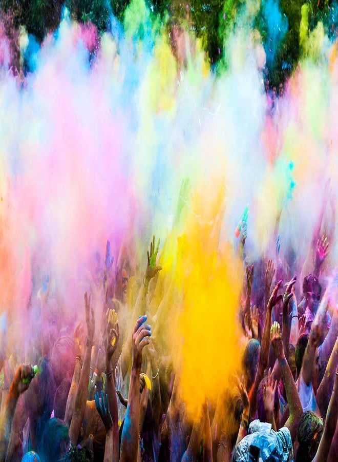 Artonezt مسحوق ألوان هولي عشبي لطيف على البشرة من أرتونيزت للأطفال، ألوان فواكه، مسحوق ألوان دودو للفواكه - عبوة من 5 قطع + نظارات واقية للأطفال + بالونات مائية متعددة الألوان غير سامة لعيد هولي (عبوة من 500 قطعة) - Image 4